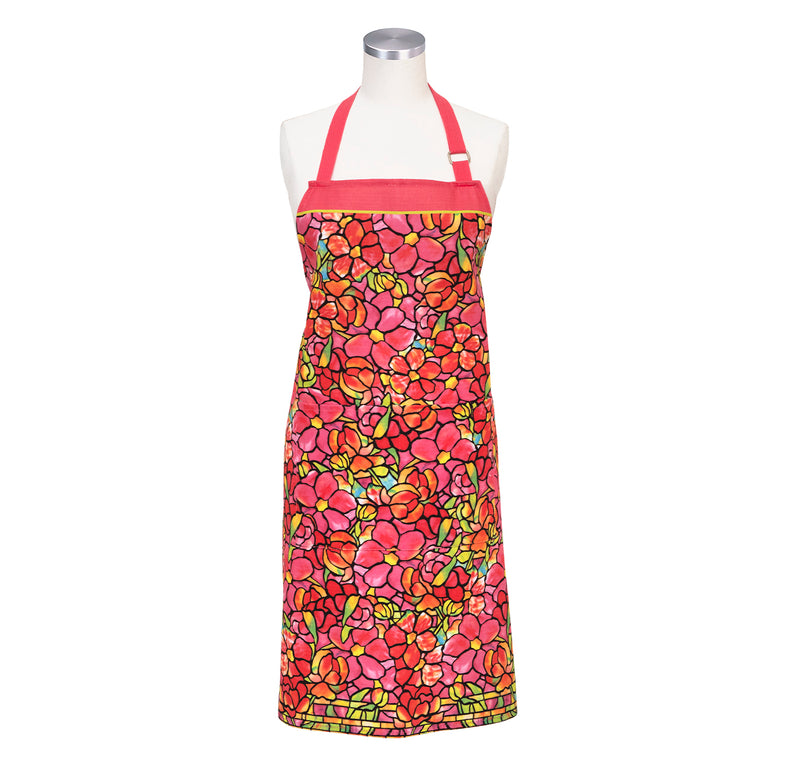 Louis C. Tiffany Pink Peony Apron