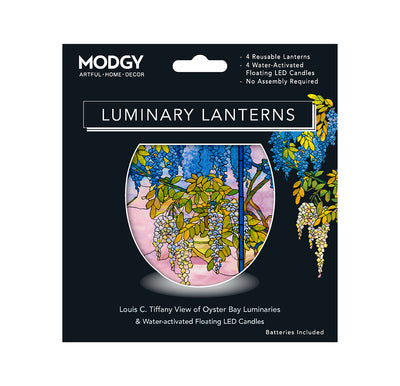 Louis C. Tiffany View of Oyster Bay Luminary - 4 per pack