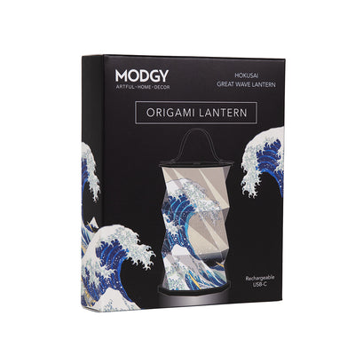 Modgy Hokusai The Great Wave Origami Lantern